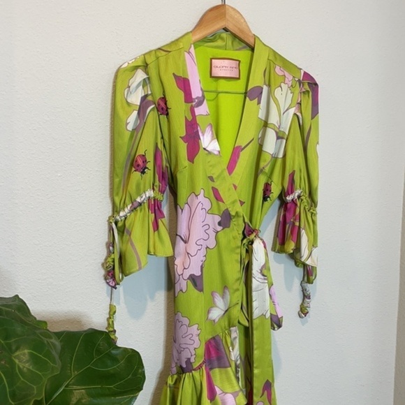 Glory Ang Passion Flower Kimono Wrap Dress - Picture 8 of 16